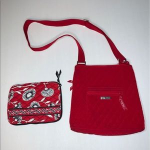 Vera Bradley Bundle Crossbody & Small Tablet Case